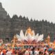 Perayaan Waisak 2024 di Candi Borobudur. (dok. InJourney)/Hibata.id
