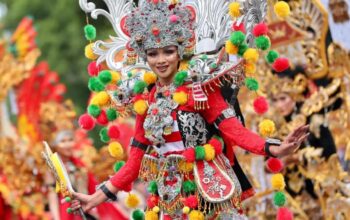 Banyuwangi etno Carnival tetap digelar tahun ini sebagai bagian dari pagelaran Banyuwangi Festival (Istimewa)/Hibata.id