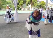 Mbah Sutiah, jemaah haji tertua di Lampung, usianya sudah mencapai 107 tahun. Foto : (Liputan6.com/Ardi)/Hibata.id