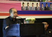 Wali Kota Gorontalo Adhan Dambea saat memberikan sambutan dalam kegiatan pendalaman tugas legislatif pada Rabu, 30 April 2025. (Foto: Humas Pemkot Gorontalo)