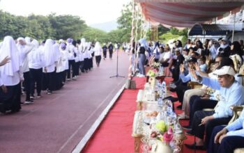 Dinas Pendidikan dan Kebudayaan Kota Gorontalo saat peluncuran sistem penerimaan murid baru (SPMB) dan di rangkaikan dengan Hulonthalo Got Talent pada Sabtu, 3 Mei 2025. (Foto: Humas Pemkot Gorontalo)