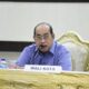 Wali Kota Gorontalo, Adhan Dambea, saat menggelar pertemuan strategis bersama seluruh pimpinan Organisasi Perangkat Daerah (OPD) dan camat se-Kota Gorontalo pada Ahad malam (11/5/2025). (Foto: Humas Pemkot Gorontalo)