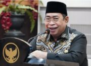 Wali Kota Gorontalo, Adhan Dambea saat memberikan sambutan di kegiatan pembinaan tradisi adat Momeati di Bandayo Lo Yiladiya, Kamis (22/5/2025). (Foto: Humas Pemkot Gorontalo)