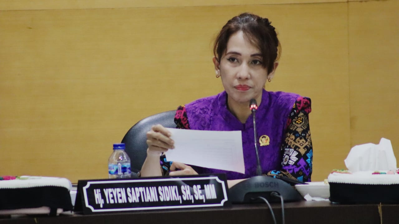 Anggota Komisi I DPRD Provinsi Gorontalo, Yeyen Sidiki/Hibata.id