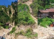 Salah satu pondok milik penambang tradisional yang di bongkar perusahaan. (Foto: Dok. Hibata.id)