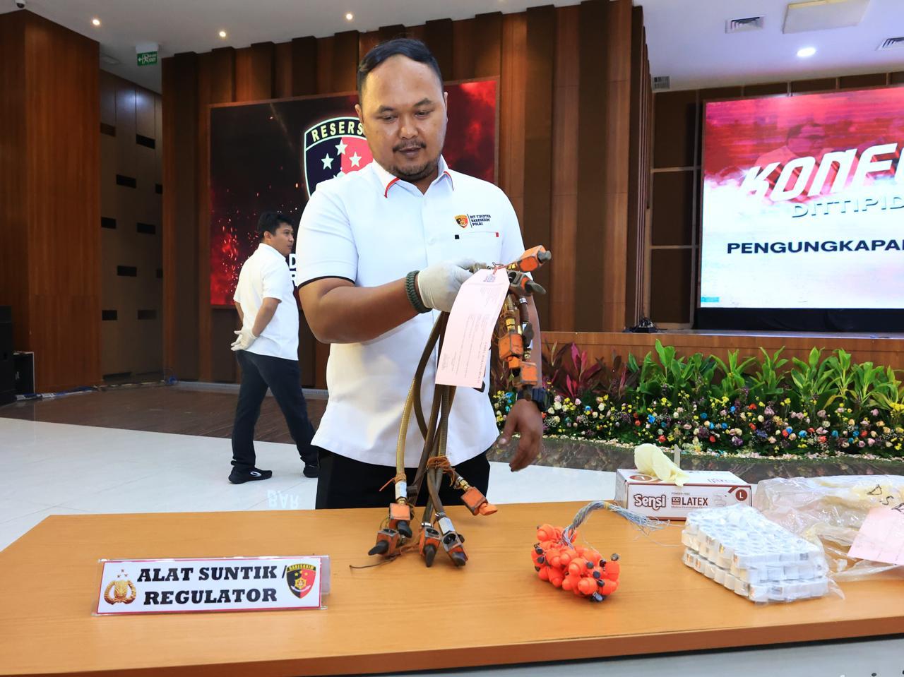 Badan Reserse Kriminal (Bareskrim) Polri berhasil membongkar sindikat penyalahgunaan gas elpiji (LPG) 3 kilogram/Hibata.id