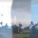 Tangkapan layar Detik-Detik Puting Beliung Sapu Komplek Universitas Muhammadiyah Gorontalo/Hibata.id