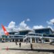 Penerbangan Lion Air di Bandara Djalaludin Gorontalo. Foto: Hibata.id