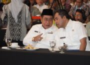 Wali Kota Gorontalo, Adhan Dambea saat menghadiri Musyawarah Nasional Asosiasi Pemerintah Kota Seluruh Indonesia (APEKSI) ke-VII di Surabaya pada Kamis (9/5/2025). (Foto: Humas Pemkot Gorontalo)