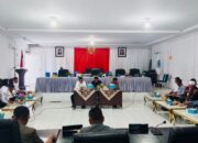 DPRD Buton Tengah menggelar Rapat Dengar Pendapat (RDP) membahas konflik batas wilayah antara Desa Bonemarambe dan Desa Lasori di Kecamatan Mawasangka Timur. Foto:Hibata.id