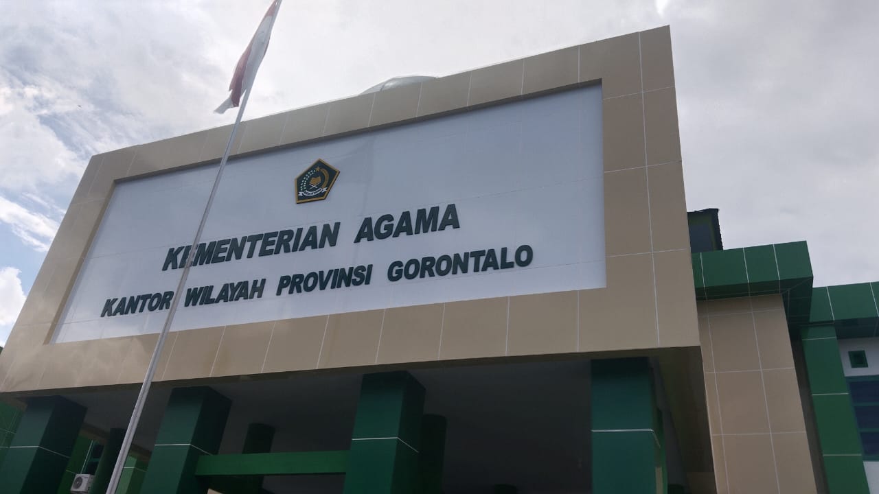 Kantor Wilayah Kementerian Agama (Kanwil Kemenag) Provinsi Gorontalo. (Foto: Dok. Hibata.id)