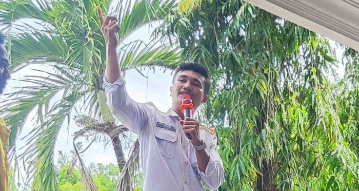 Ketua Badan Eksekutif Mahasiswa (BEM) Fakultas Hukum (FH) Universitas Gorontalo, Naviq Gobel. (Foto: Istw)