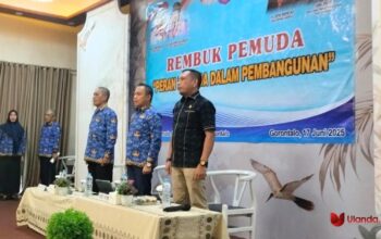 Sekretaris Komisi IV Ghalieb Lahidjun saat menjadi pemateri pada acara rembuk pemuda di mana cafe selasa, 17 juni 2025. Dok. Humas/Hibata.id
