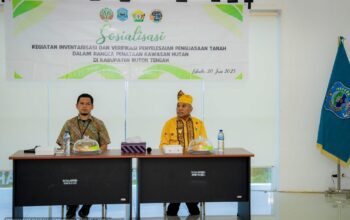 Wakil Bupati Buton Tengah membuka sosialisasi inventarisasi dan verifikasi penguasaan tanah di kawasan hutan untuk mendukung percepatan reforma agraria nasional/Hibata.id