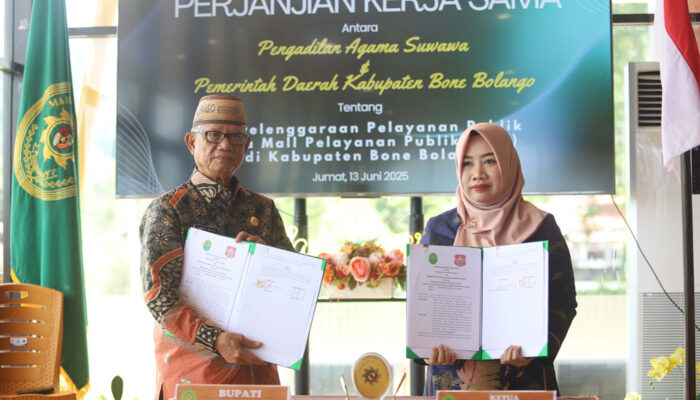 Pemkab Bone Bolango dan Pengadilan Agama Suwawa Perkuat Layanan Hukum