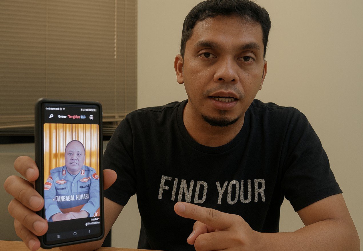 Ilustrasi Ditingkatkan oleh AI/ Marten Basaur Tuding Kapolres Boalemo/Hibata.id