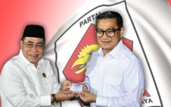 Wakil Wali Kota Gorontalo, Indra Gobel, resmi bergabung dengan Partai Gerindra/Hibata.id