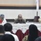 Wali Kota Gorontalo, Adhan Dambea, saat menggelar rapat kerja bersama seluruh pimpinan organisasi perangkat daerah (OPD) di lingkungan Pemerintah Kota Gorontalo pada Jumat, 13 Juni 2025. (Foto: Humas Pemkot Gorontalo)