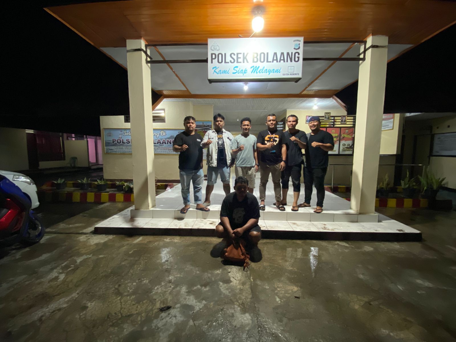 Tersangka FRM, warga Manado yang bekerja sebagai karyawan swasta, diamankan tanpa perlawanan berdasarkan laporan polisi