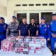 Tim gabungan dari Bea Cukai Gorontalo, Pangkalan TNI Angkatan Laut Gorontalo, dan Direktorat Polairud Polda Gorontalo berhasil menggagalkan distribusi ribuan batang rokok tanpa pita cukai. Foto: Humas Dit Polairud Gorontalo/Hibata.id