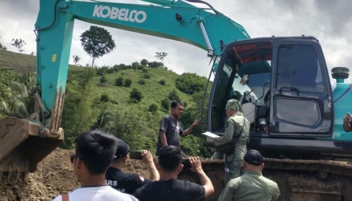 KPH Temukan Alat Berat di Kawasan Hutan PETI Balayo, Operatornya Melarikan Diri
