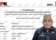 Kolase Foto: LHKPN Kekayaan Kadis DLHK Gorontalo/Hibata.id