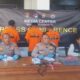 Kepolisian Resor Pohuwato saat melakukan konferensi pers yang digelar pada Jumat, 20 Juni 2025. (Foto: Dok. Hibata.id)