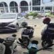 Kondisi kendaraan motor yang terpakir di tempat usaha milik Sylvia Umar.