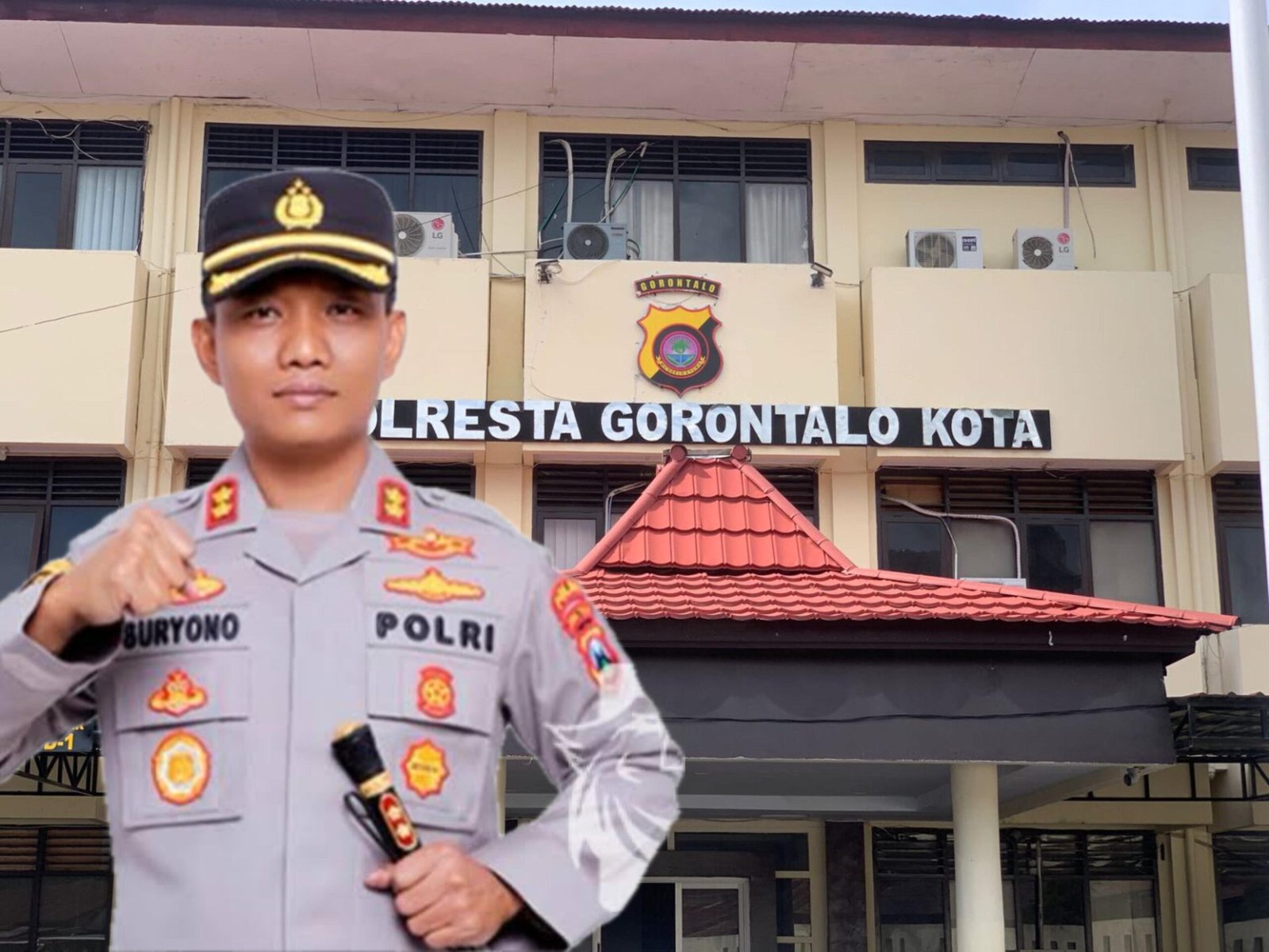 AKBP Suryono yang Resmi Jabat Kapolresta Gorontalo/Hibata.id
