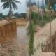 Praktik Pertambangan Emas Tanpa Izin (PETI) di Desa Popaya, Kecamatan Dengilo, Kabupaten Pohuwato, yang telah menghancurkan infrastruktur vital desa. (Foto: Dok. Hibata.id)
