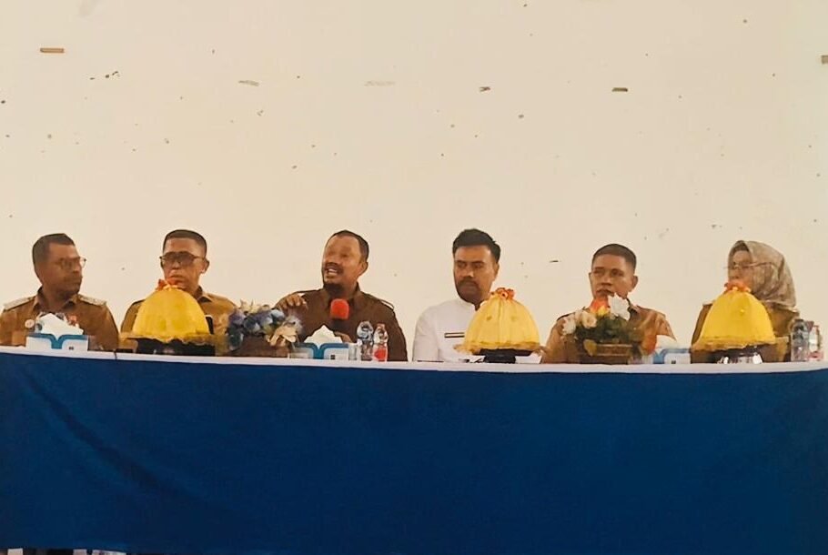 Kegiatan ini berlangsung di Gedung Kesenian Kecamatan Mawasangka, Senin (30/6/2025)/Hibata.id