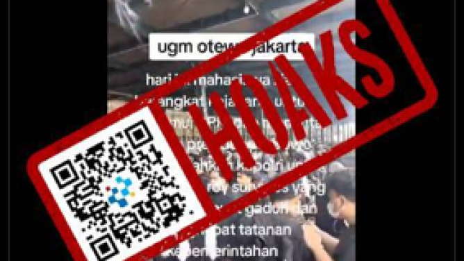 Cek Fakta: UGM Klarifikasi Video Mahasiswa Tuntut Prabowo Tangkap Roy Suryo/Dok.Komdigi/Hibata.id