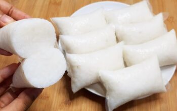 Lontong Plastik berbahaya/Hibata.id