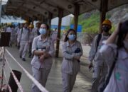 Buruh di Kawasan IMIP. (Foto: HUmas IMIP)