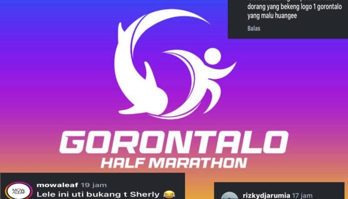 Logo Baru Gorontalo Half Marathon Kembali Dikritik: Netizen Sebut Mirip Ikan Lele