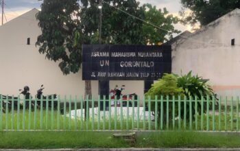 Kondisi asrama putri Mahasiswa Universitas Negeri Gorontalo (UNG). Foto: Hibata.id