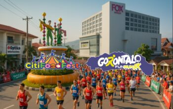 Gorontalo Fun Run 5K Fox Hotel dan City Food Fest 2025/Hibata.id