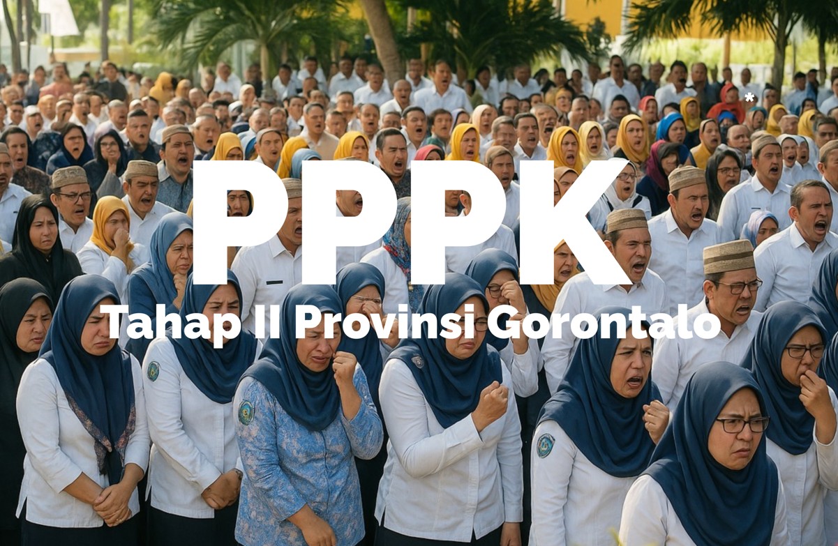 Ilustrasi Ai - PPPKTahap II Provinsi Gorontalo yang menanti pengumunan/Hibata.id