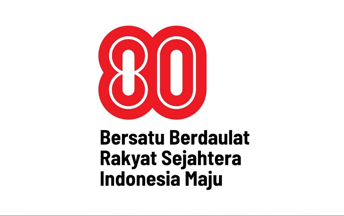 Logo HUT ke-80 RI Tahun 2025/Hibata.id