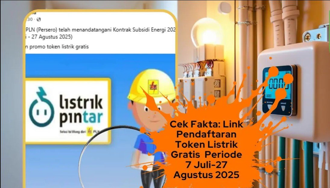 PT PLN (Persero) menegaskan bahwa informasi mengenai link pendaftaran token listrik gratis adalah Hoaks/Hibata.id