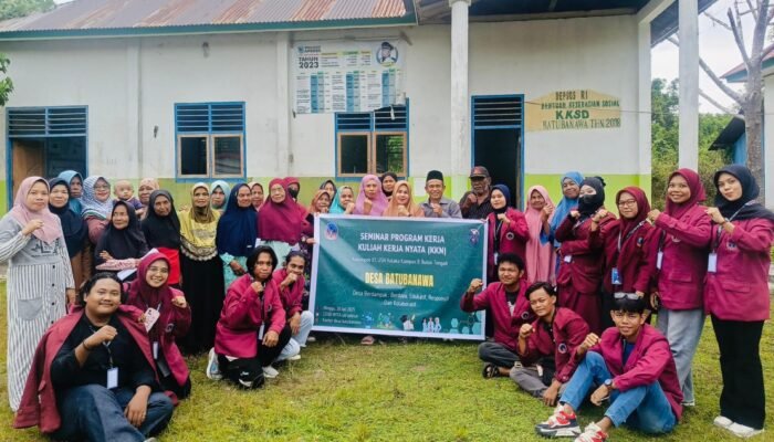 Mahasiswa USN Kolaka KKN di Buton Tengah Paparkan Sembilan Program Unggulan