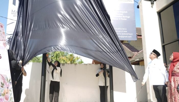 Wawali Kota Gorontalo Resmikan Mazter Digital Printing, Dorong Ekonomi Kreatif
