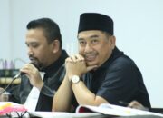 Mantan Bupati Bone Bolango Hamim Pou saat menjaalani sidang lanjutan kasus dugaan korupsi bantuan sosial (bansos)/Hibata.id