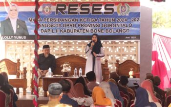 Anggota DPRD Provinsi Gorontalo, Lolly Yunus, menggelar reses Masa Persidangan Ketiga Tahun 2024/2025/Hibata.id