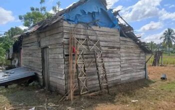 Rumah Nai Mustafa yang ada di Dusun Mootilango, Desa Ayula, Kabupaten Pohuwato, Gorontalo. (Foto: Dok. Hibata.id)