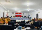 Dewan Perwakilan Rakyat Daerah (DPRD) Kabupaten Buton Tengah (Buteng) menggelar rapat gabungan komisi bersama pihak eksekutif, Senin (8/7/2025). Foto: Hibata.id
