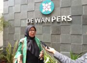 Anggota DPRD Provinsi Gorontalo, Kristina Mohammad Udoki (Femmy) usai pertemuan bersama Dewa Pers/Hibata.id