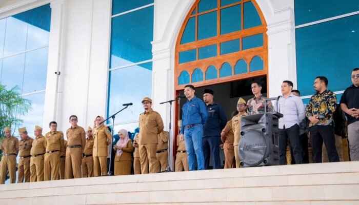 Bupati Buton Tengah Terima Mahasiswa KKN USN Kolaka 2025, ini Pesan Dr. H. Azhari