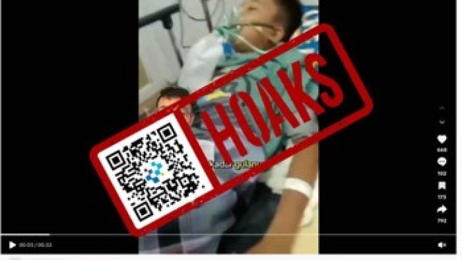 Beredar sebuah unggahan video yang mengeklaim bahwa teh pucuk harum berbahaya/Komdigi/Hibata.id