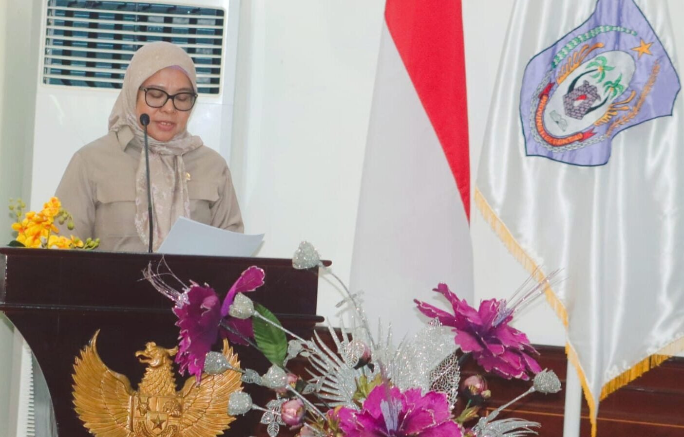 Fraksi Amanat Bangsa DPRD Provinsi Gorontalo melalui juru bicara Femmy Udoki/Hibata.id